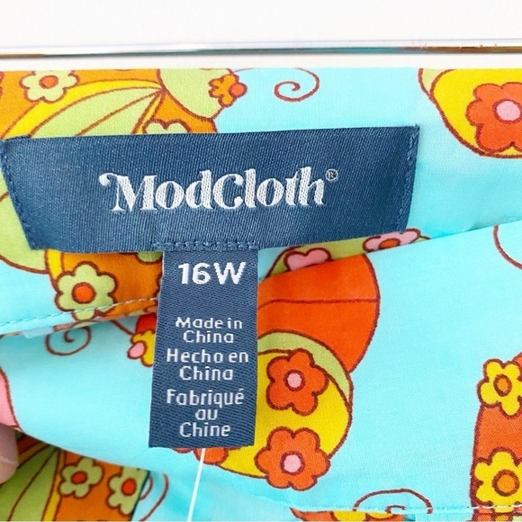 MODCLOTH X Marisol Ladybug Pleated Swing Skirt NEW Novelty - Picture 9 of 11